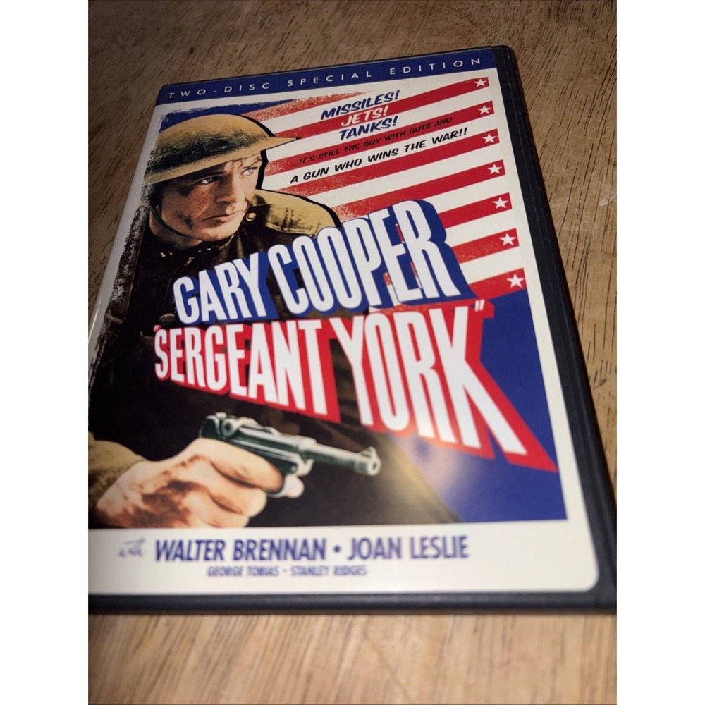 Sergeant York DVD 2006 Two-Disc Special Edition 1941 Gary Cooper WWI LIKE NEW